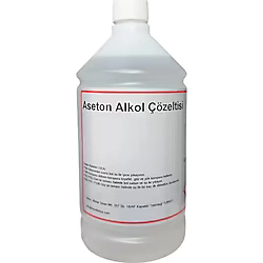 Aseton Alkol Çözeltisi 1 Litre