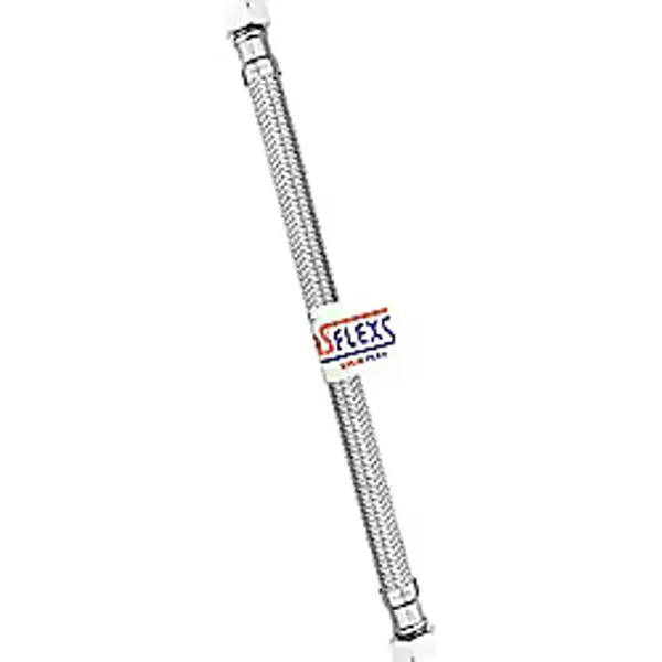 ASFLEXS 3/8x3/8 (BÜTÜN UZUNLUKLAR) Paslanmaz Çelik Flex Hortum Klozet Bağlantı Hortumu (80 cm)