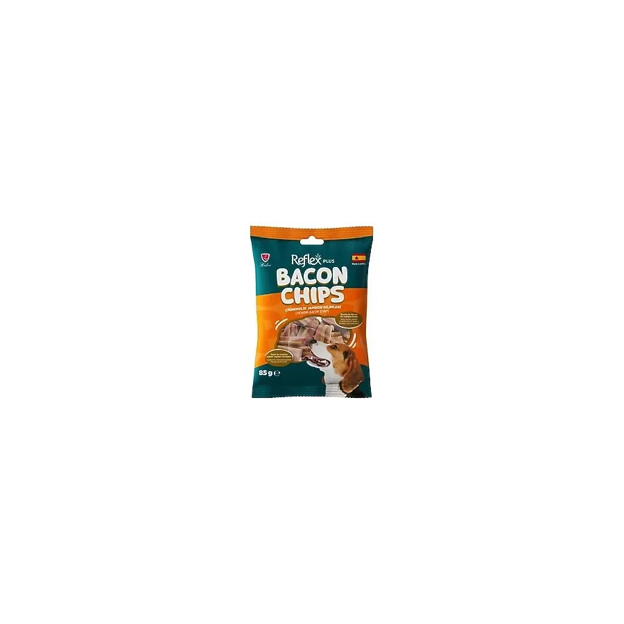 Ashwork Reflex Plus Bacon Chips Çiğnemelik Jambon Dilimleri Köpek Ödül Maması 1 Adet 85 gr 587