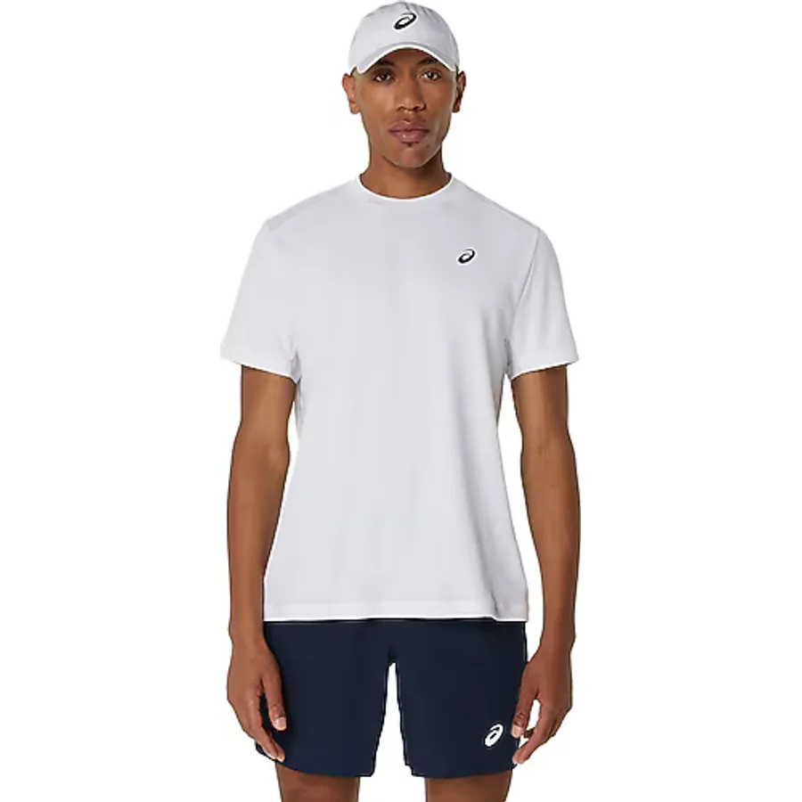 Asics Court 2041A339 Kısa Kollu Bisiklet Yaka Erkek Tişört