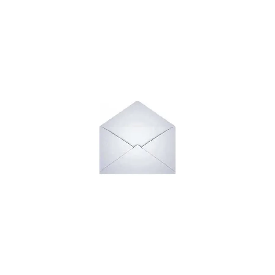 Asil Doğan Mektup Zarfı - Para Zarfı - Takı Zarfı 11,4X16,2Cm-100 Adet Beyaz (Silikonlu) 70Gr Kağıt