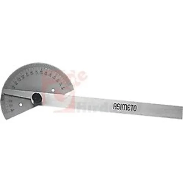 Asimeto As-490 İletki (Açı Ölçer) Yarı Daire 0° 180°. 180° 0°