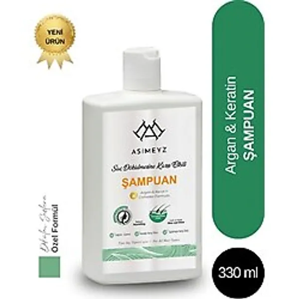 ASİMEYZ Gümüş Suyu Içerikli Saç Dökülmesine Karşı Kepek Karşıtı Yoğun Onarıcı Şampuan 330 ml