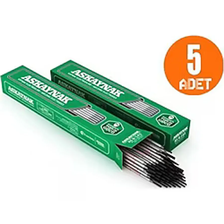 Askaynak As Pik 55 Döküm Pik Demir Kaynak Elektrod 2,5 Mm 30 Cm 5 Çubuk