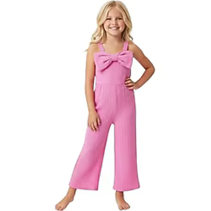 Askılı Kız Çocuk Tulum PEMBE 8-9 YAŞ