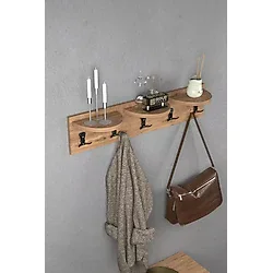 Askılık Duvar Elbise Askılığı Portmanto 80 Cm Atlantik Çam