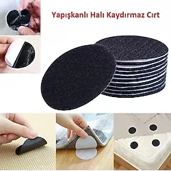 Askımo Halı ve Kilim Kaydırmaz Cırt Cırtlı Tutucu Seti