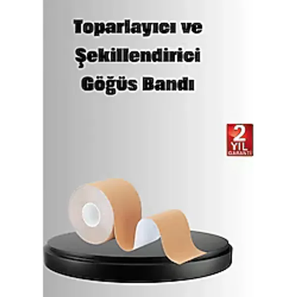 Askısız Görünmez Göğüs Bandı - Dekolteli Kıyafetler İçin Destekleyici Bant