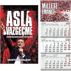 Asla Vazgeçme ve Gemici Duvar Takvimi ME