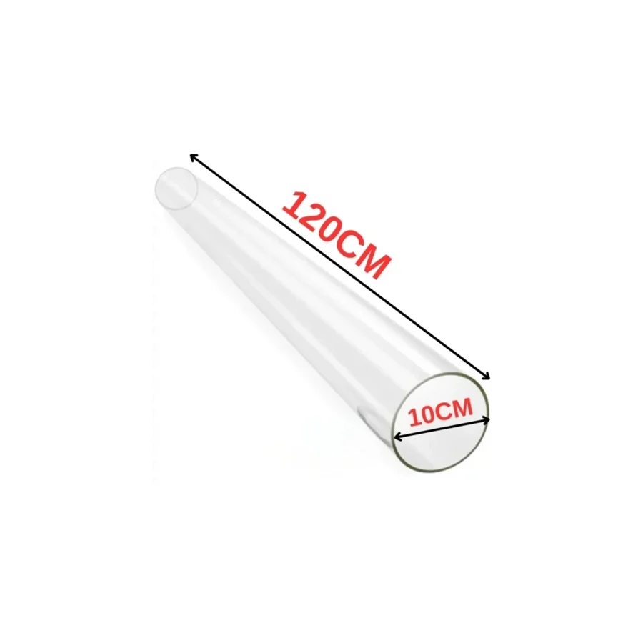 ASLAN CAM Füze Pelet Soba Camı Borusu (1200X100X2,5MM)