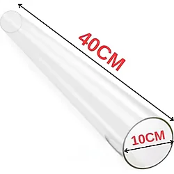 ASLAN CAM Füze Pelet Soba Camı Borusu 40CM