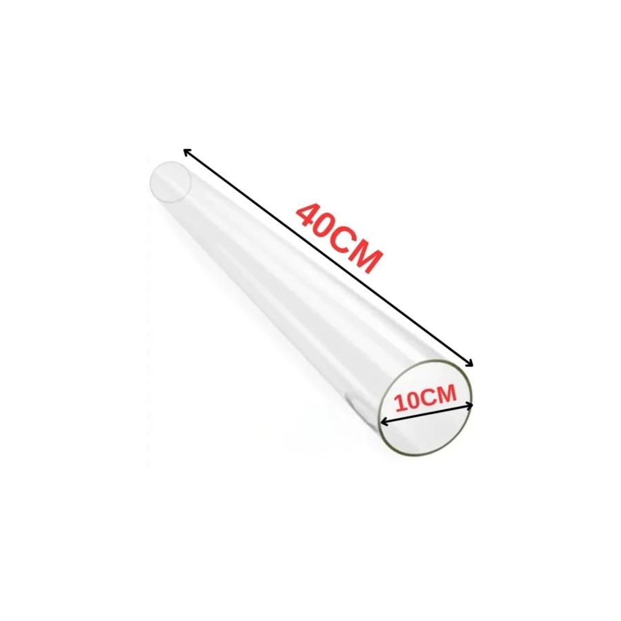 ASLAN CAM Füze Pelet Soba Camı Borusu 40CM