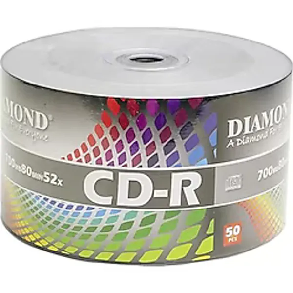 Aslanoğlu Store Diamond Cd-R 52X 700 MB 80 Min Boş CD 50'li Paket