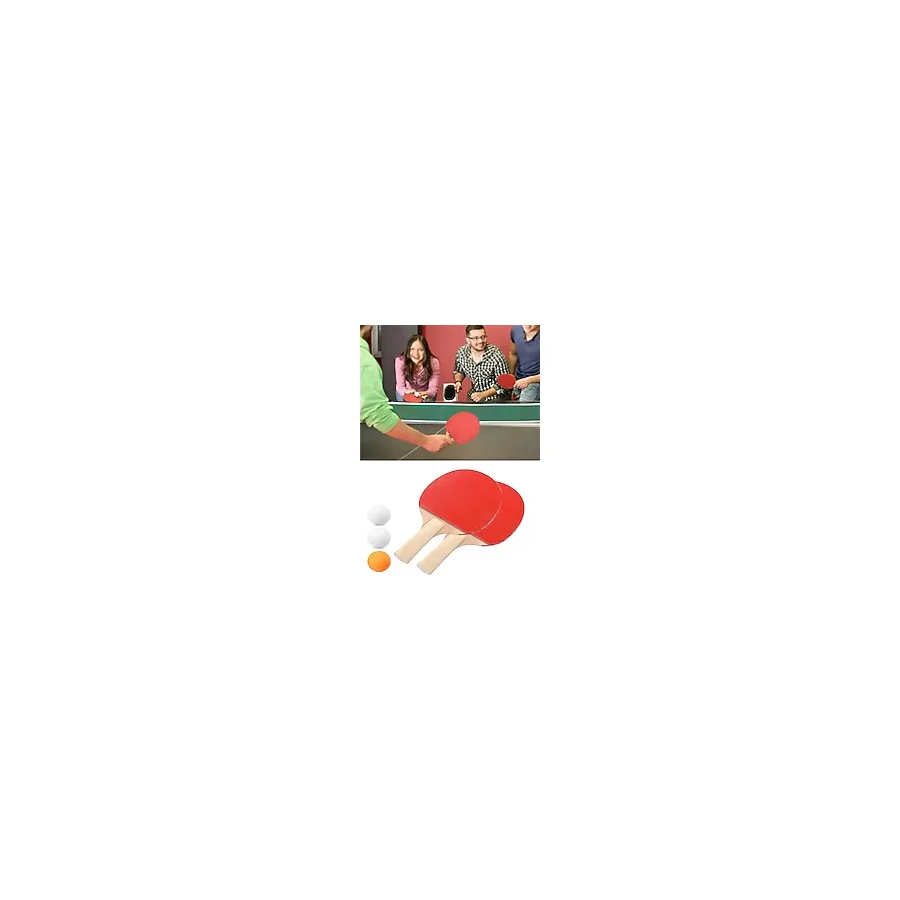 Aslanoğlu Store Ping Pong Masa Tenisi Seti Tenis Raketi Seti 2 Raket + 3 Ping Pong Topu Spor Aksesuarları