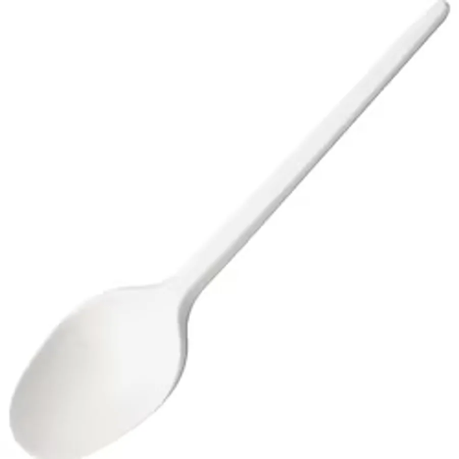 Asorty Lüks Plastik Tatlı Kaşığı 50 Adet - Şeffaf