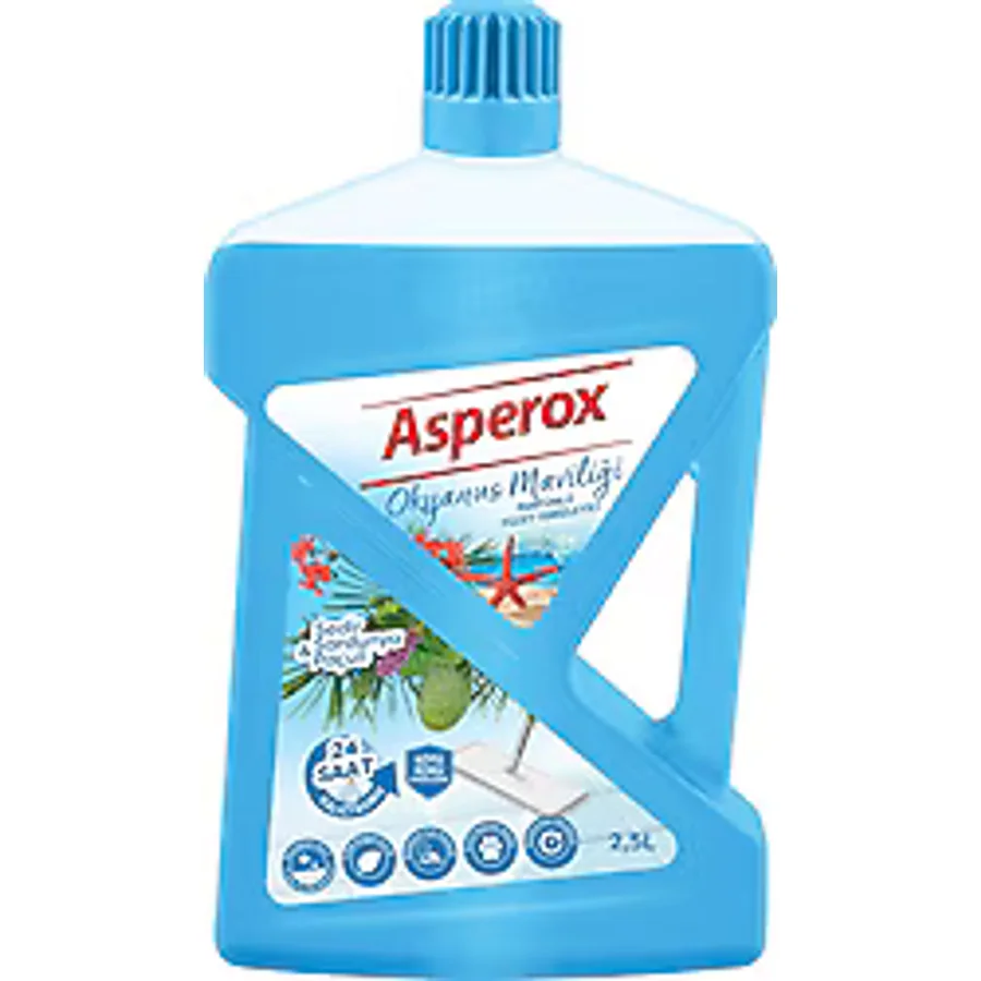 Asperox Okyanus Maviliği Sedir ve Sardunya Yüzey Temizleyici 2.5 lt