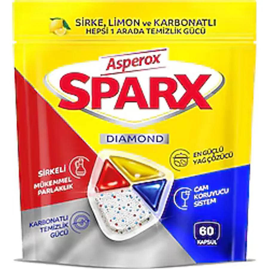 Asperox Sparx Bulaşık Makinesi Tableti 60'lı