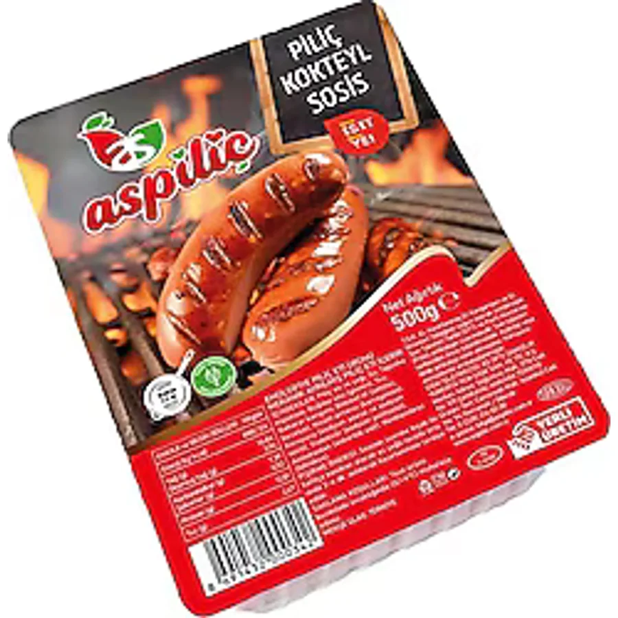 Aspiliç Piliç Kokteyl Sosis 500 gr