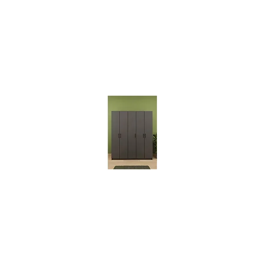 Asratrend Asra Trend MDF Vestiyer ve Portmanto ve Ayakkabılık - 150x180x33cm, Askılı, Çok Raflı, Kapaklı V-09 Çok Renkli