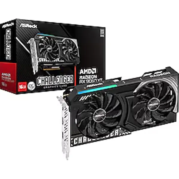 Asrock RX 9060 XT Challenger OC CL 16GO 128 Bit GDDR6 16 GB Ekran Kartı