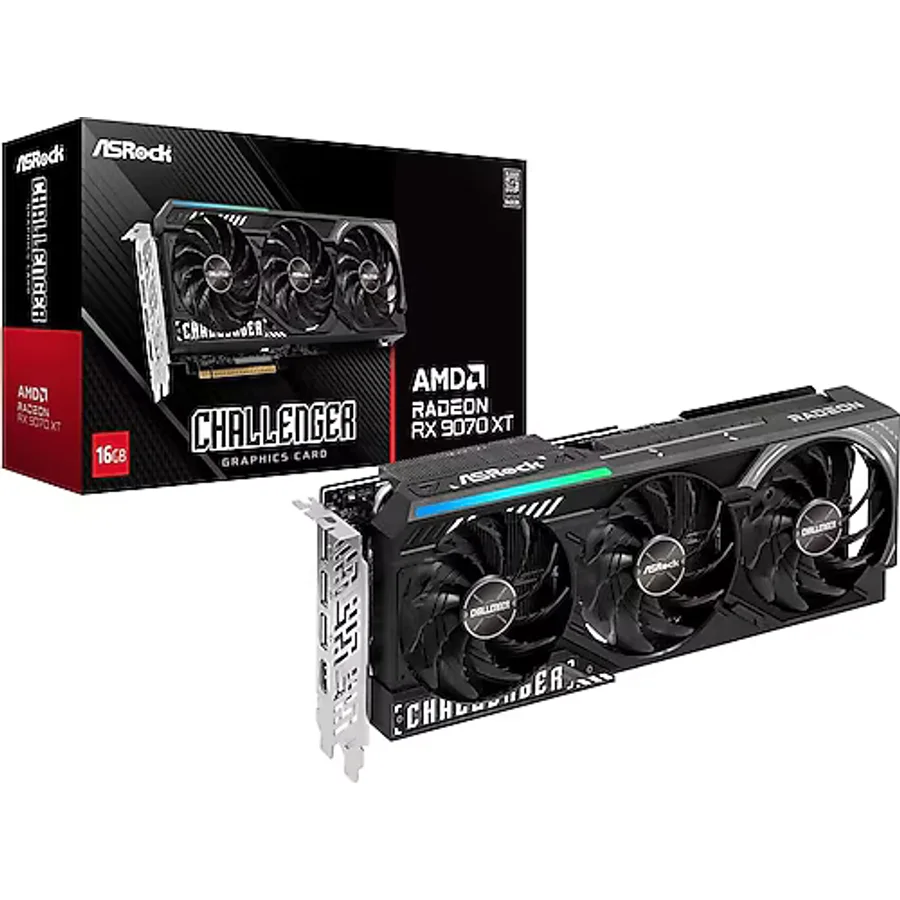 Asrock RX 9070 XT Challenger CL 16G 256 Bit GDDR6 16 GB Ekran Kartı