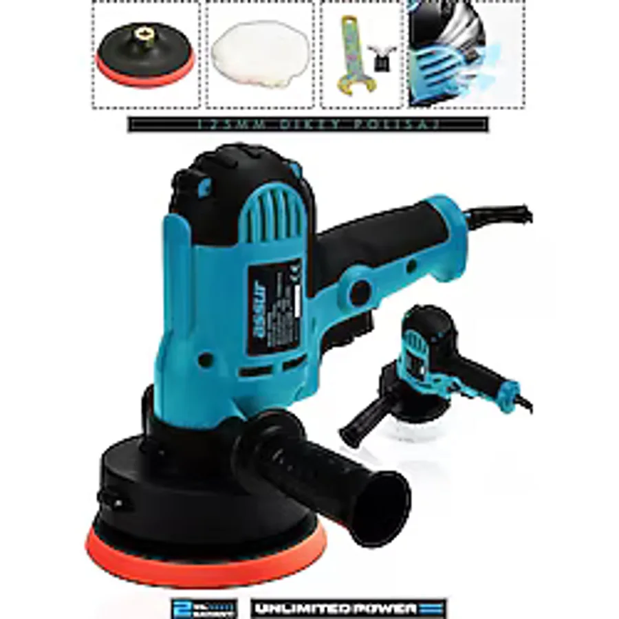 Assur 450W Elektrikli 125Mm Dikey Polisaj Zımpara Makinesi