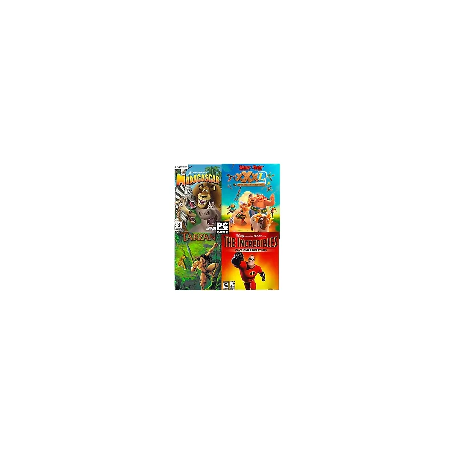 Astakos Vol3 PC Oyun Seti 4'lü Macera Oyunları DVD Windows Uyumlu Çocuklar İçin Eğlenceli Deneyim