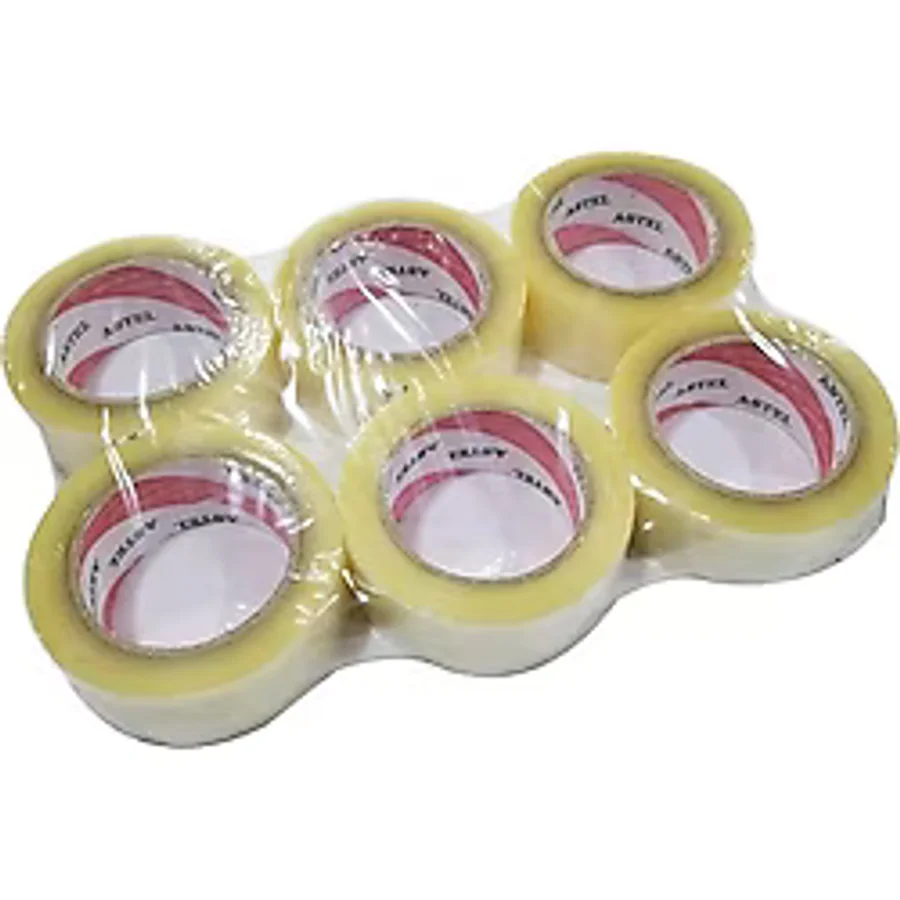 Astel 100 m x 45 mm Şeffaf Koli Bantı 6 Adet