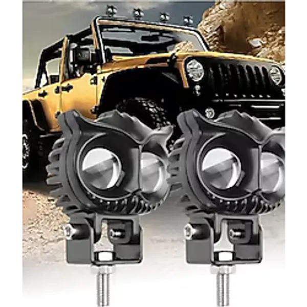 ASTRALED BAYKUŞ LED SİS FARI ÇAKARLI 4 FONKSİYON ÇİFT RENK SARI-BEYAZ MOTO-OFFROAD-SUV-İŞ MAKİNESİ 1 ADET