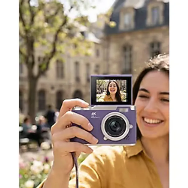 Astraltech 4K Dijital Kamera 48 Mp Flip Ekran Vlog ve Fotoğraf Makinesi