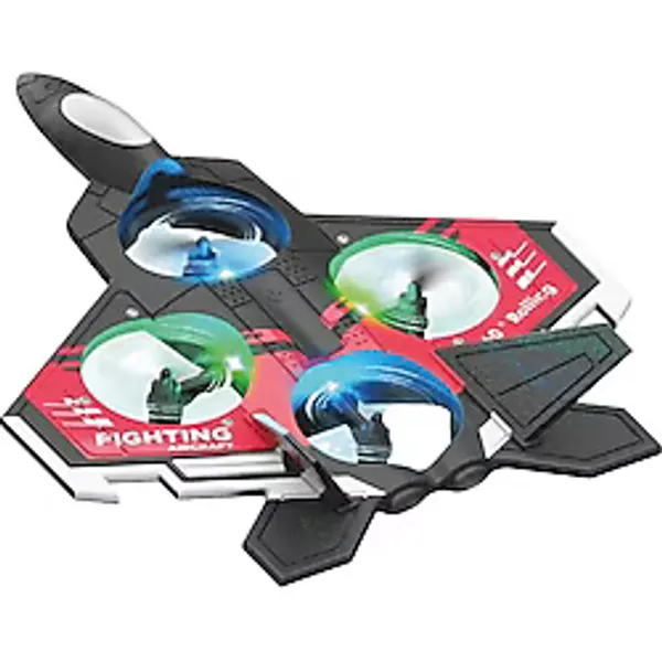 Astraltech LED Işıklı Oyuncak Drone Fighter Jet Tasarımlı Uzaktan Kumandalı Uçak