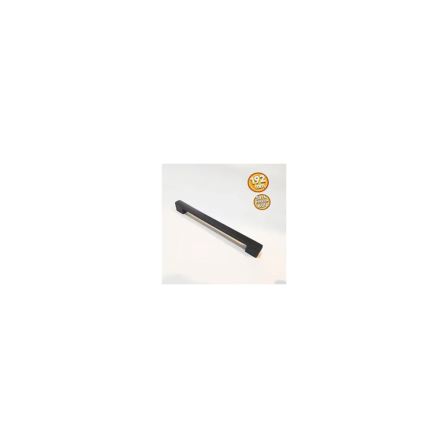 astu desing 192 mm Mat siyah Mobilya kulpu Sert Polimer Malzeme
