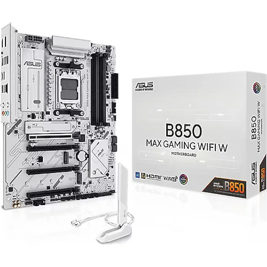 Asus B850 Max Gaming Wi-Fi W AMD AM5 DDR5 ATX Anakart