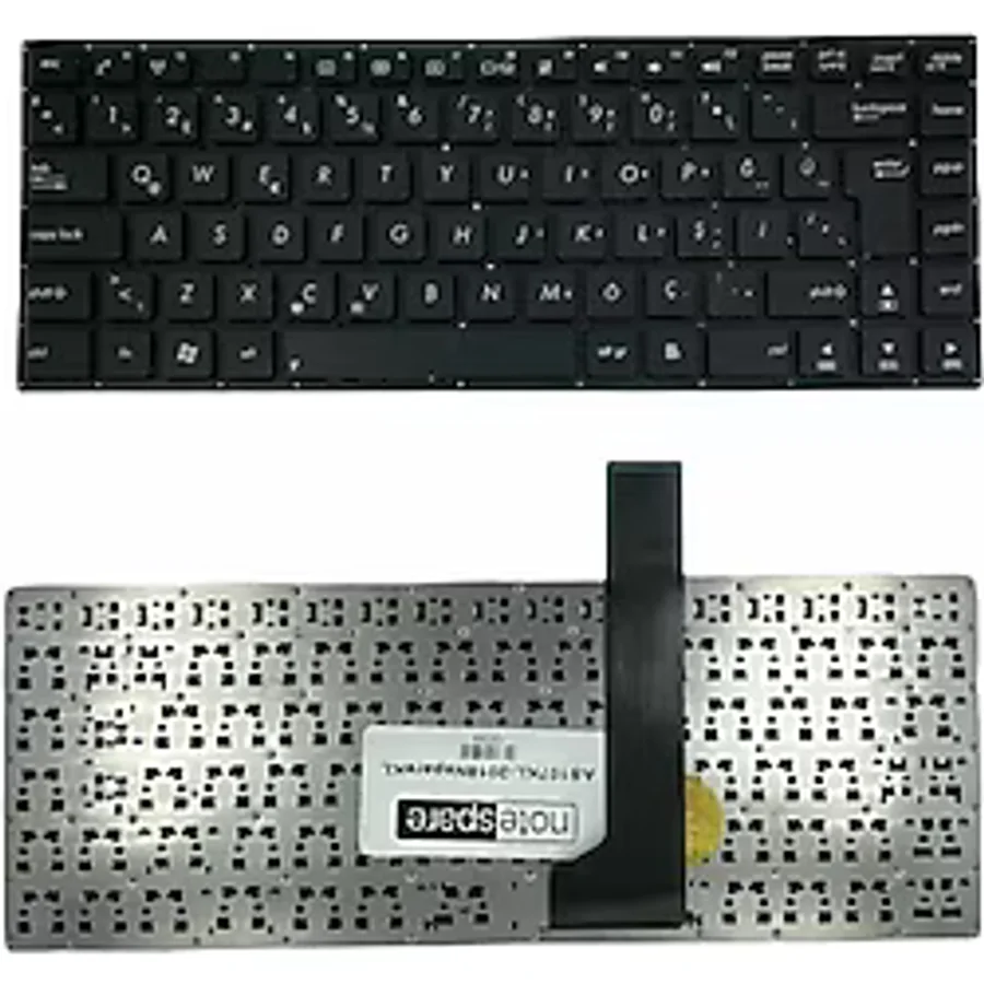 Asus İle Uyumlu K46cm-Wx002d, K46cm-Wx003d, K46cm-Wx004d, K46cm-Wx007 Notebook Klavye Siyah Tr