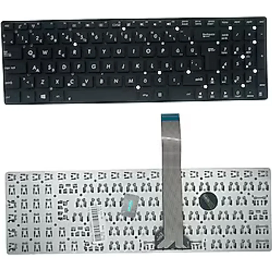 Asus İle Uyumlu K55vd-Sx671d, K55vd-Sx720h, K55vd-Sx726h, K55vd-Sx730h Notebook Klavye Siyah Tr