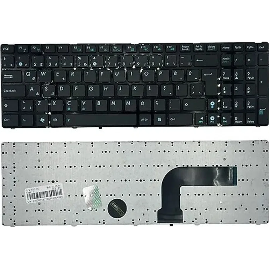 Asus İle Uyumlu X54c-Sx177d, X54c-Sx274r, X54hr-So086r, X54hr-So333r Notebook Klavye Siyah Tr