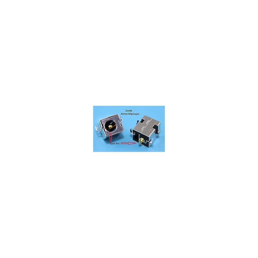 Asus K53 K53E K53J K53S K53Sc Power Dc Jack Şarj Soketi Gold Pin