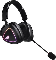 Asus ROG Delta II Siyah RGB 7.1 Kablolu/Kablosuz Kulak Üstü Oyuncu Kulaklığı