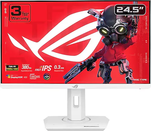 Asus ROG Strix XG259QNG-W 24.5" 0.3 ms Full HD Pivot IPS 380 Hz Oyuncu Monitörü