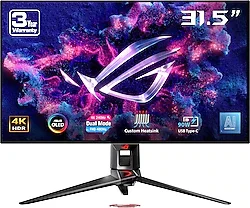 Asus Rog Swift OLED PG32UCDP 32" 0.03 ms 4K 240 Hz - Full HD 480 Hz OLED Oyuncu Monitörü