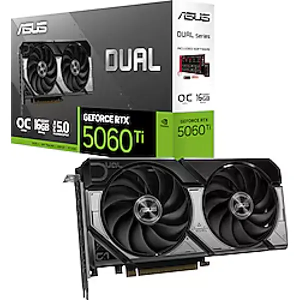 Asus RTX 5060 TI Dual OC Edition DUAL-RTX5060TI-O16G 128 Bit GDDR7 16 GB Ekran Kartı