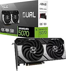 Asus RTX 5070 Dual OC Edition DUAL-RTX5070-O12G 192 Bit GDDR7 12 GB Ekran Kartı