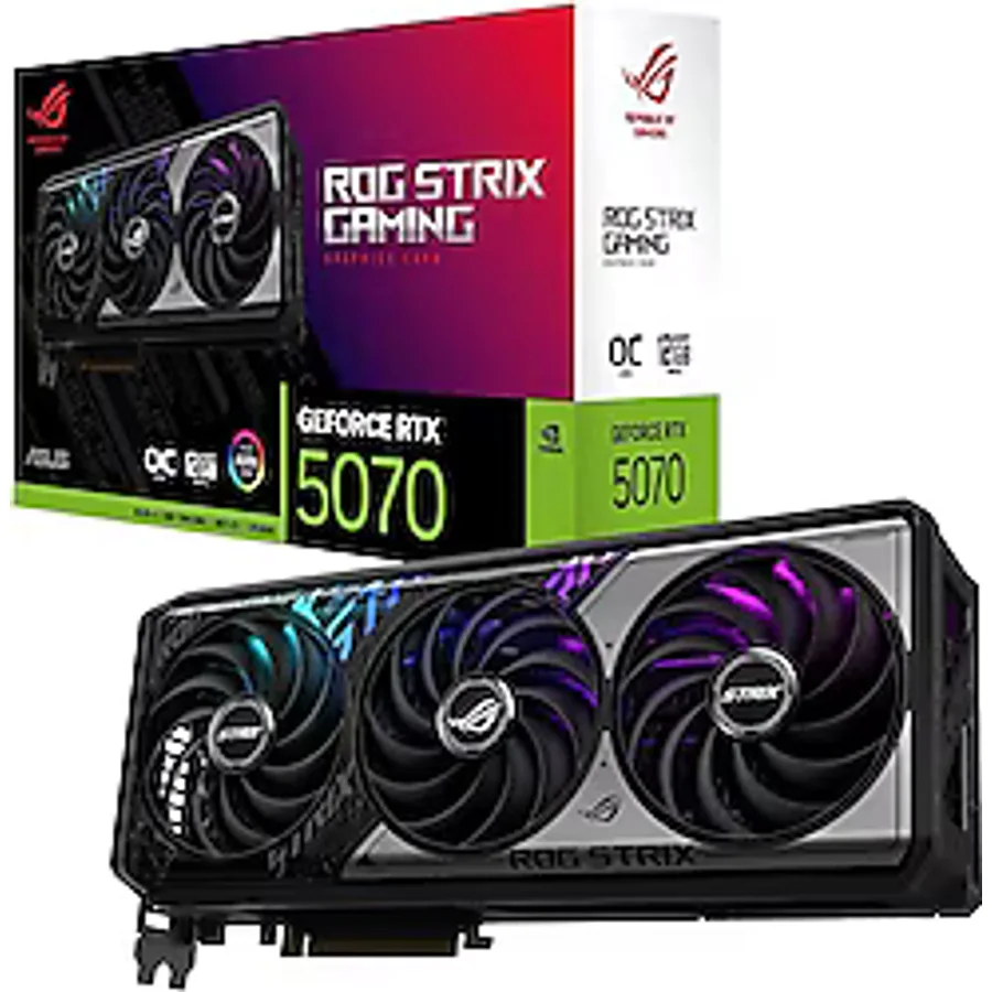Asus RTX 5070 ROG Strix OC Edition ROG-STRIX-RTX5070-O12G-GAMING 192 Bit GDDR7 12 GB Ekran Kartı
