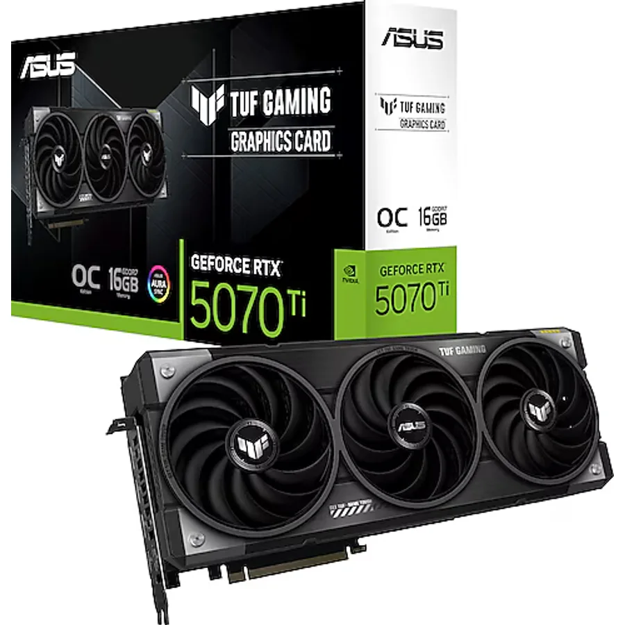 Asus RTX 5070 TI TUF Gaming OC Edition TUF-RTX5070TI-O16G-GAMING 256 Bit GDDR7 16 GB Ekran Kartı