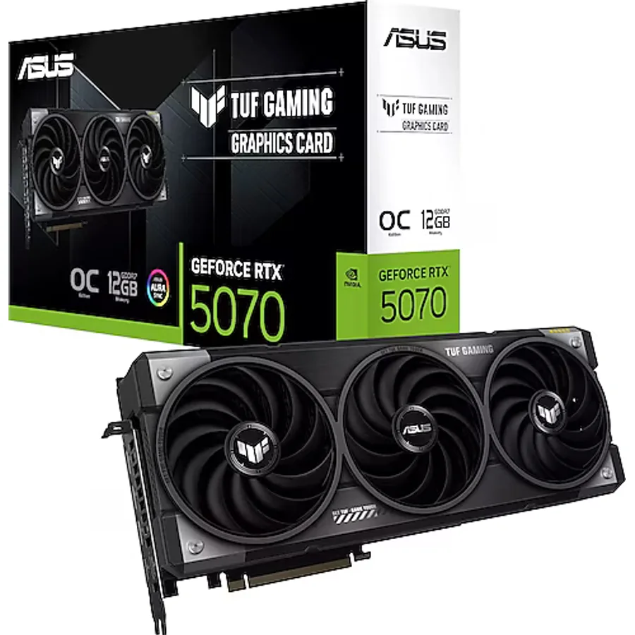 Asus RTX 5070 TUF Gaming OC Edition TUF-RTX5070-O12G-GAMING 192 Bit GDDR7 12 GB Ekran Kartı