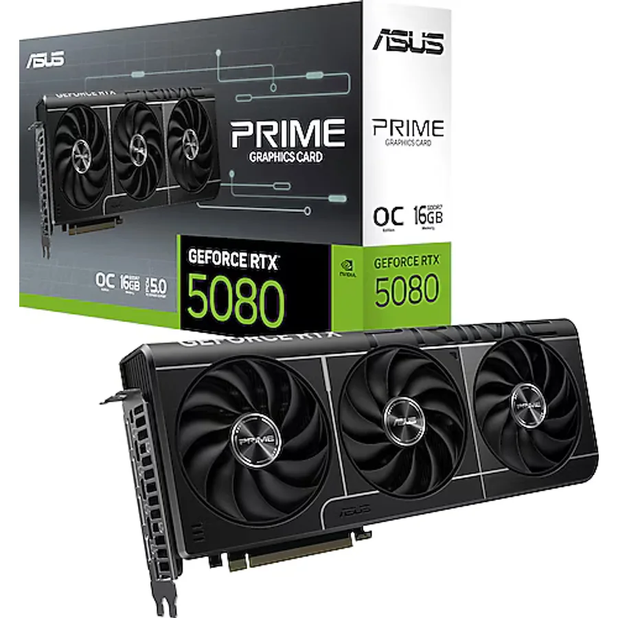 Asus RTX 5080 Prime OC Edition PRIME-RTX5080-O16G 256 Bit GDDR7 16 GB Ekran Kartı