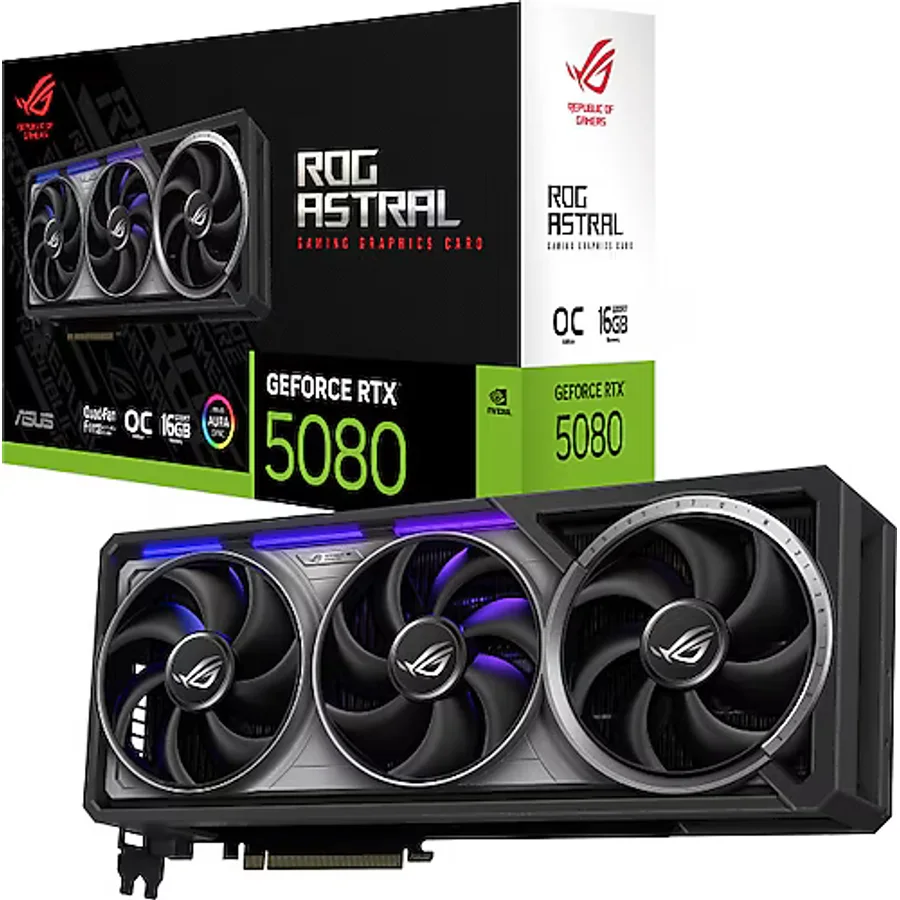 Asus RTX 5080 ROG Astral OC Edition ROG-ASTRAL-RTX5080-O16G-GAMING 256 Bit GDDR7 16 GB Ekran Kartı