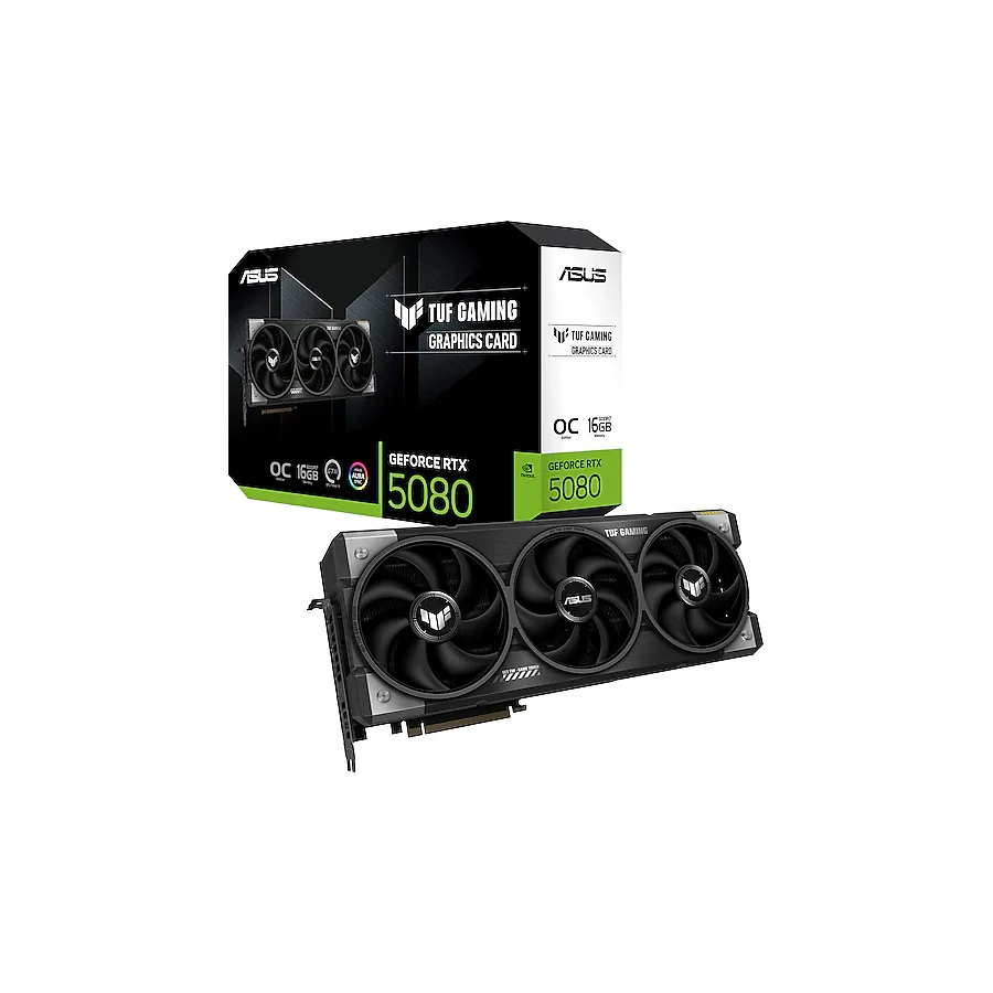 Asus RTX 5080 TUF Gaming OC Edition TUF-RTX5080-O16G-GAMING 256 Bit GDDR7 16 GB Ekran Kartı