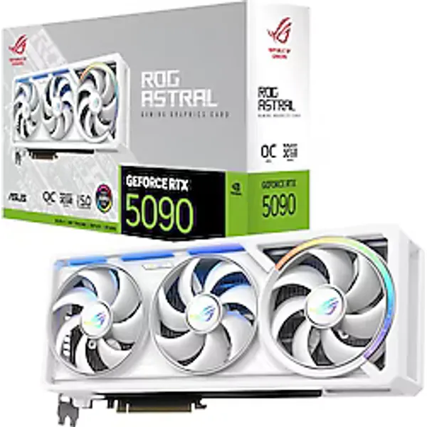 Asus RTX 5090 ROG Astral White OC Edition ROG-ASTRAL-RTX5090-O32G-WHITE 512 Bit GDDR7 32 GB Ekran Kartı