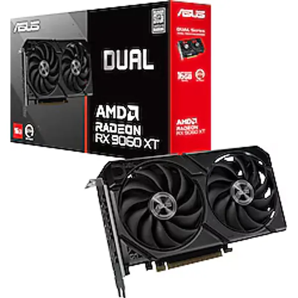 Asus RX 9060 XT Dual DUAL-RX9060XT-16G 128 Bit GDDR6 16 GB Ekran Kartı
